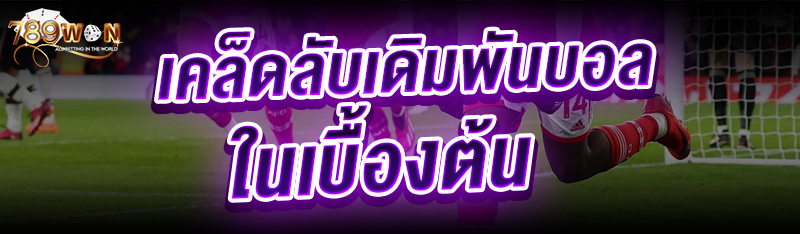 เคล็ดลับเดิมพันบอล ในเบื้องต้น