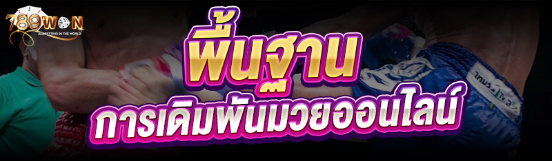 พื้นฐาน การเดิมพันมวยออนไลน์